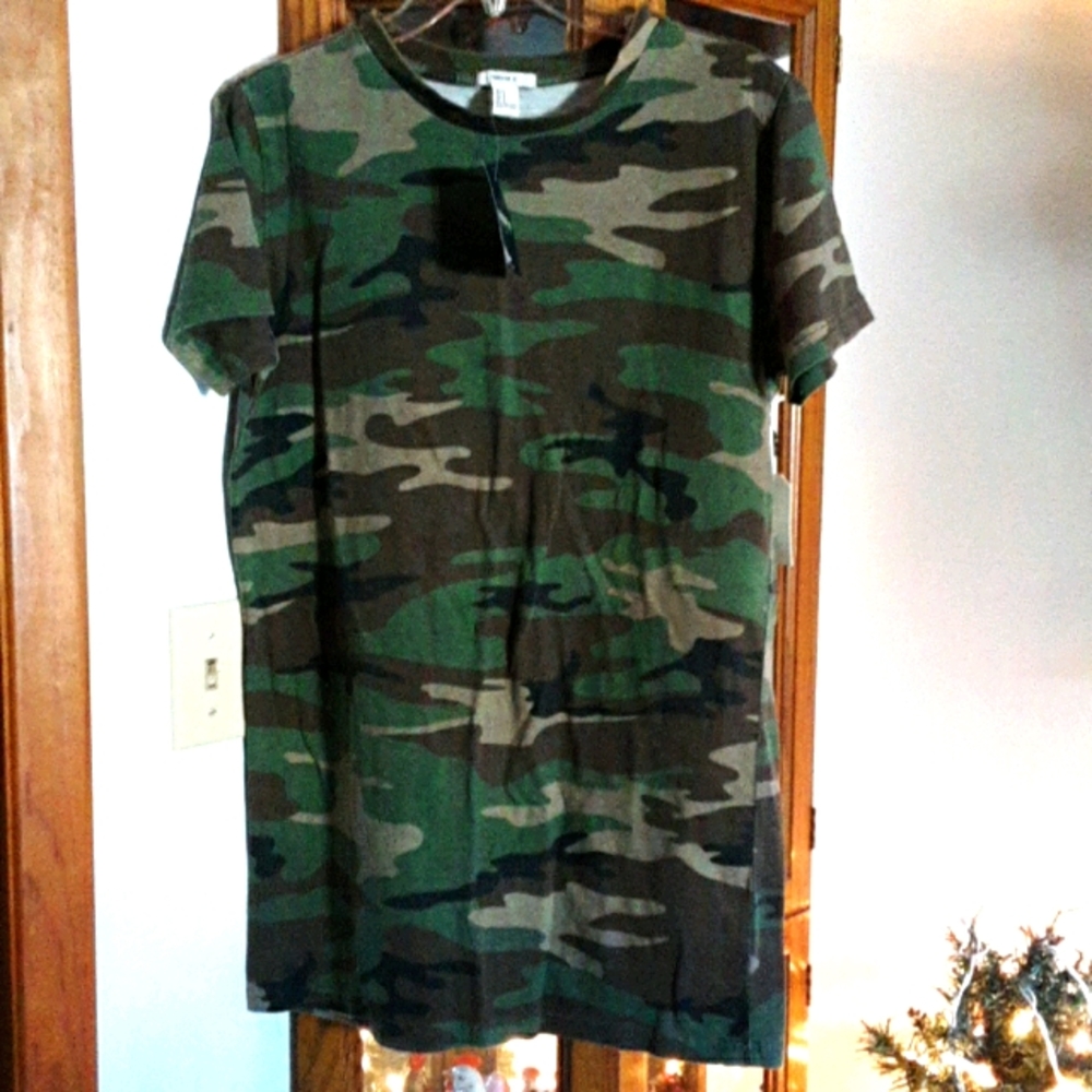 Camo T-Shirt Dress